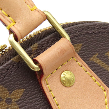 ルイヴィトン LOUIS VUITTON アルマ BB M53152 モノグラム モノグラムキャンバス 2WAYバッグ ゴールド金具 茶 ハンドバッグ パドロック欠品