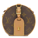 ルイヴィトン LOUIS VUITTON ミニ ボワット シャポー M44699 モノグラム モノグラムキャンバス 2WAYバッグ ゴールド金具 茶 ミニショルダー 丸型