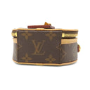 ルイヴィトン LOUIS VUITTON ミニ ボワット シャポー M44699 モノグラム モノグラムキャンバス 2WAYバッグ ゴールド金具 茶 ミニショルダー 丸型