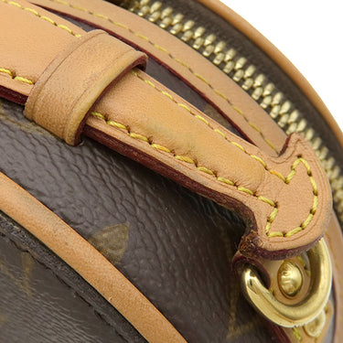 ルイヴィトン LOUIS VUITTON ミニ ボワット シャポー M44699 モノグラム モノグラムキャンバス 2WAYバッグ ゴールド金具 茶 ミニショルダー 丸型