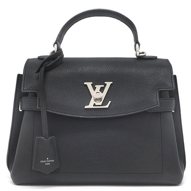 ルイヴィトン Louis Vuitton ロックミー エヴァー BB M53937 ノワール レザー 2WAYバッグ シルバー金具 ハンドバッグ ショルダーバッグ 黒