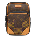 ルイヴィトン LOUIS VUITTON アマゾン スリングバック N40379 ブラウン モノグラムキャンバス ダミエジャイアントキャンバス ボディバッグ ゴールド金具 LVスクエアード NIGO