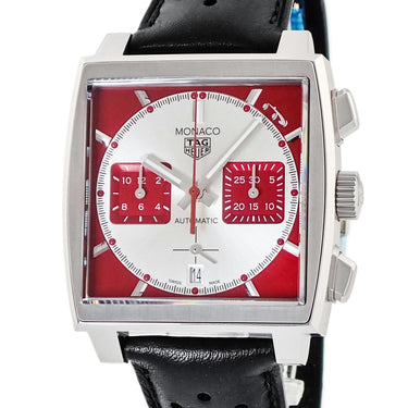 腕時計 タグホイヤー TAG Heuer モナコ キャリバー02 グランプリ ドゥ モナコ ヒストリック CBL2114.FC6486 自動巻き メンズ 赤 限定