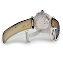 腕時計 カルティエ Cartier パシャ 38 プロンジャー コンベックス グリッド W3105955 自動巻き メンズ OH済 逆回転防止ベゼル