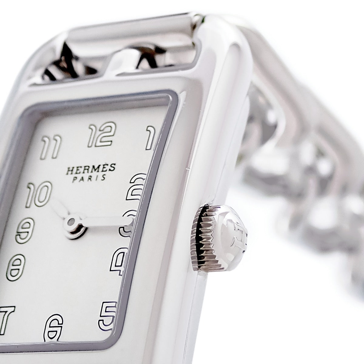エルメス HERMES ナンタケット NA2.110 クオーツ レディース シルバー