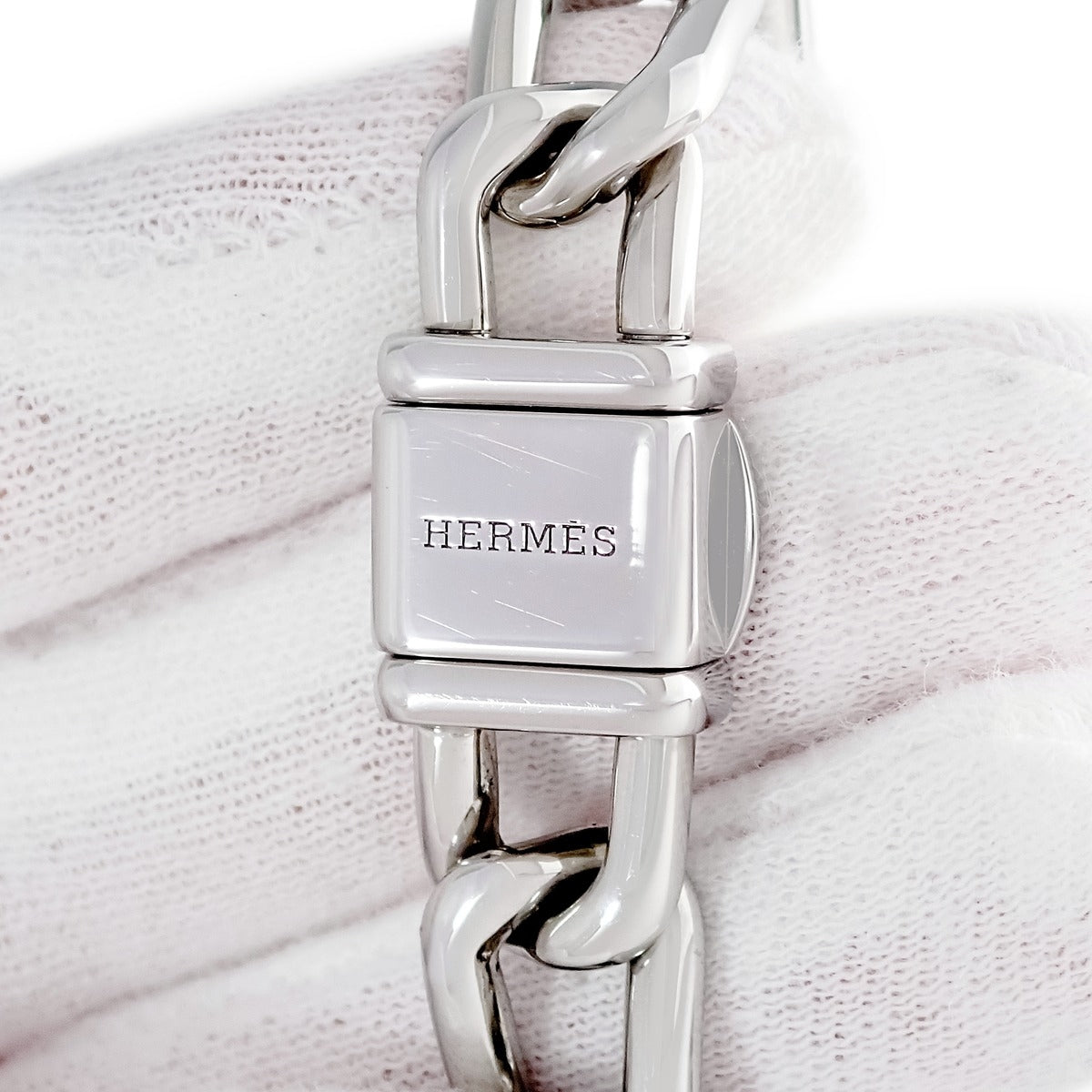 エルメス HERMES ナンタケット NA2.110 クオーツ レディース シルバー