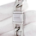 腕時計 エルメス HERMES ナンタケット NA2.110 クオーツ レディース シルバー アラビア 角型 チェーンブレス