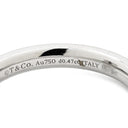 ティファニー Tiffany & Co T ワン ナロー ダイヤ ホワイトゴールド K18WG ダイヤモンド リング 指輪 T&Co. Au750 18K WG 16号