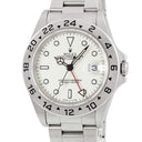 腕時計 ロレックス ROLEX エクスプローラー II 16570 S番 自動巻き メンズ メーカーOH済 S番 アイボリー GMT ベンツ針 ヴィンテージ