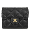 シャネル Chanel ミニ チェーンクラッチ AP0238 ブラック キャビアスキン チェーンウォレット ゴールド金具 黒 ココマーク