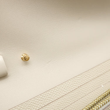 エルメス HERMES コンスタンス トゥーゴー クレ ヴォーエプソン 長財布 ゴールド金具 オフホワイト 2026年製