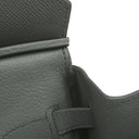 エルメス HERMES バーキン30 ヴェールアマンド ヴォーエプソン ハンドバッグ シルバー金具 緑 グレー