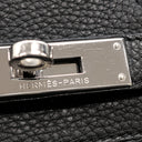 エルメス HERMES バーキン30 ブラック トゴ ハンドバッグ シルバー金具 黒