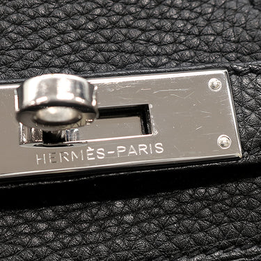 エルメス HERMES バーキン30 ブラック トゴ ハンドバッグ シルバー金具 黒