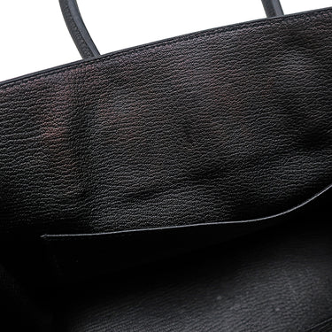 エルメス HERMES バーキン30 ブラック トゴ ハンドバッグ シルバー金具 黒