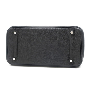 エルメス HERMES バーキン30 ブラック トゴ ハンドバッグ シルバー金具 黒