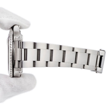 腕時計 ロレックス ROLEX GMTマスター2 16710 Y番 自動巻き メンズ Y番 コーク ベンツ針 ブラック デイト オイスターブレス