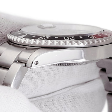 腕時計 ロレックス ROLEX GMTマスター2 16710 Y番 自動巻き メンズ Y番 コーク ベンツ針 ブラック デイト オイスターブレス