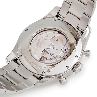 腕時計 ジラールペルゴ GIRARD PERREGAUX コンペティツィオーネ ストラダーレ 49590-11-111-11A 自動巻き メンズ シルバー デイト クロノグラフ