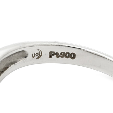 タサキ TASAKI パール ダイヤ デザインリング プラチナシルバー Pt900 パール ダイヤモンド リング 指輪 TASAKI プラチナ900 11号