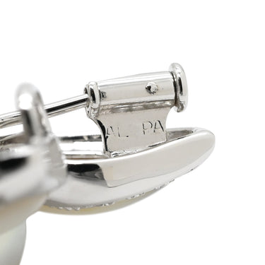 タサキ TASAKI 白蝶パール ダイヤ フラワーモチーフ パールホワイト×ホワイトゴールドゴールド K18WG パール ダイヤモンド シェル ブローチ TASAKI 真珠 Au750 18K ペンダントトップ 2WAY