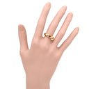 ティファニー Tiffany & Co フレンドシップ トルマリン ハート イエローゴールド K18YG ルベライトトルマリン リング 指輪 T&Co. Au750 18K ロゴ 9号