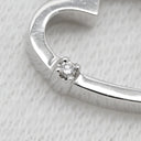 ダミアーニ DAMIANI ハート 3Pダイヤ ペンダント ホワイトゴールド K18WG ダイヤモンド ネックレス 18K 750 WG