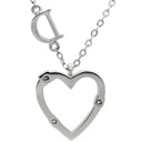 ダミアーニ DAMIANI ハート 3Pダイヤ ペンダント ホワイトゴールド K18WG ダイヤモンド ネックレス 18K 750 WG