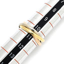カルティエ Cartier トリニティSM ホワイトゴールド×イエローゴールド×ピンクゴールド K18WG K18YG K18PG #51(JP11) リング 指輪 3連 3カラー 3ゴールド18K 750 10.5号