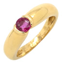 カルティエ Cartier エリプス ルビーリング レッド×イエローゴールド K18YG ルビー #50(JP10) リング 指輪 750 YG 18金 18K 10号