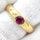 カルティエ Cartier エリプス ルビーリング レッド×イエローゴールド K18YG ルビー #50(JP10) リング 指輪 750 YG 18金 18K 10号