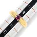 カルティエ Cartier エリプス ルビーリング レッド×イエローゴールド K18YG ルビー #50(JP10) リング 指輪 750 YG 18金 18K 10号