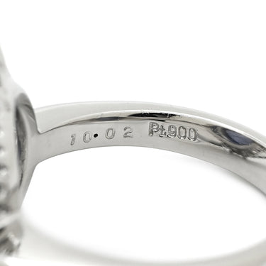 ノンブランド NON BRAND スターサファイア 26.55ct ダイヤ ブルー×プラチナシルバー Pt900 サファイア ダイヤモンド リング 指輪 青 プラチナ900 オーバルカボションカット 12号