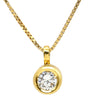 タサキ TASAKI ダイヤ 0.30ct イエローゴールド K18YG ダイヤモンド ネックレス 1粒 1石 750 K18YG ブリリアントカット