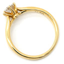 タサキ TASAKI ソリティア ダイヤモンド イエローゴールド K18YG ダイヤモンド リング 指輪 TASAKI Au750 18K 1石 1粒 6本立爪 エンゲージ ブライダル 11号