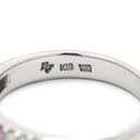 ポンテヴェキオ Ponte Vecchio ピンクサファイア ダイヤ ピンク×ホワイトゴールド K18WG サファイア ダイヤモンド リング 指輪 Au750 18K 18金 WG 10号