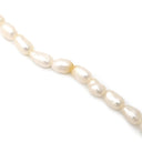 タサキ TASAKI 6連 パール セミロング パールホワイト×イエローゴールド K14YG パール ネックレス TASAKI 14K 真珠 ライスパール バロック 6重 多連 マチネサイズ