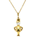 ミキモト MIKIMOTO 兵隊モチーフ パール パールホワイト×イエローゴールド K18YG パール ネックレス ドール MIKIMOTO 18K 18金 Au750