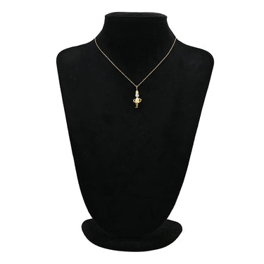ミキモト MIKIMOTO 兵隊モチーフ パール パールホワイト×イエローゴールド K18YG パール ネックレス ドール MIKIMOTO 18K 18金 Au750