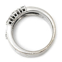 タサキ TASAKI ダイヤ オニキス デザインリング ブラック×ホワイトゴールド K18WG オニキス ダイヤモンド リング 指輪 TASAKI Au750 18K 18金 WG 10.5号