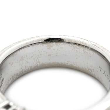 タサキ TASAKI ダイヤ オニキス デザインリング ブラック×ホワイトゴールド K18WG オニキス ダイヤモンド リング 指輪 TASAKI Au750 18K 18金 WG 10.5号