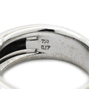 タサキ TASAKI ダイヤ オニキス デザインリング ブラック×ホワイトゴールド K18WG オニキス ダイヤモンド リング 指輪 TASAKI Au750 18K 18金 WG 10.5号