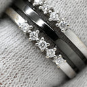 タサキ TASAKI ダイヤ オニキス デザインリング ブラック×ホワイトゴールド K18WG オニキス ダイヤモンド リング 指輪 TASAKI Au750 18K 18金 WG 10.5号