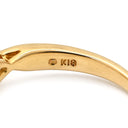 ミキモト MIKIMOTO パール ダイヤ パールホワイトXイエローゴールド K18YG パール ダイヤモンド リング 指輪 MIKIMOTO 18K 750YG 11.5号
