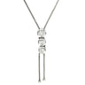 タサキ TASAKI トリロジー ホワイトゴールド K18WG ダイヤモンド ネックレス TASAKI ダイヤ 0.56ct 3石 3粒 Au K18 750WG