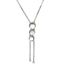 タサキ TASAKI トリロジー ホワイトゴールド K18WG ダイヤモンド ネックレス TASAKI ダイヤ 0.56ct 3石 3粒 Au K18 750WG