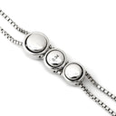 タサキ TASAKI トリロジー ホワイトゴールド K18WG ダイヤモンド ネックレス TASAKI ダイヤ 0.56ct 3石 3粒 Au K18 750WG