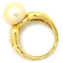 タサキ TASAKI パール ダイヤ イエローゴールド K18YG パール ダイヤモンド リング 指輪 大粒 10.6mm TASAKI Au750 18K 18金 YG 11号