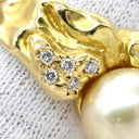 タサキ TASAKI パール ダイヤ イエローゴールド K18YG パール ダイヤモンド リング 指輪 大粒 10.6mm TASAKI Au750 18K 18金 YG 11号
