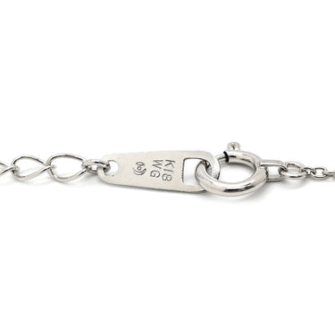 タサキ TASAKI パール 3連 ホワイトゴールド K18WG パール ダイヤモンド ネックレス TASAKI ダイヤ ドロップ スウィング
